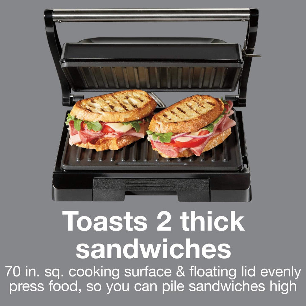 Presse à panini, machine à sandwichs et gril Proctor silex d'intérieur compact (25440PSC)