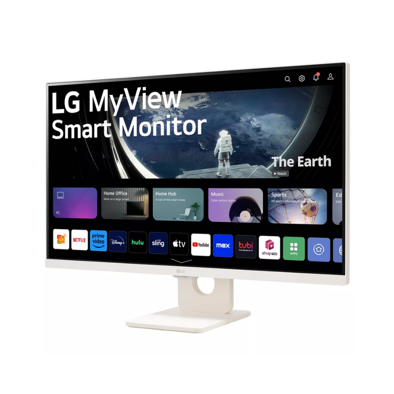 Moniteur intelligent LG 27'' FHD IPS avec webOS inclus (27SR50F-W)