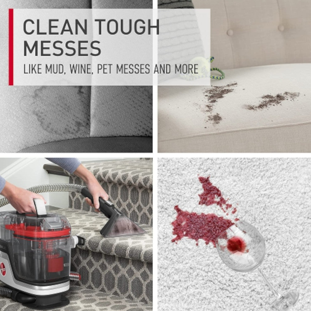 Nettoyeur portatif Hoover  pour tapis et tissus d'ameublement CleanSlate Spotless Pet (FH14042VCDG3)