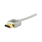 Câble HDMI GE de 8 pieds avec connecteurs plaqués OR 4K