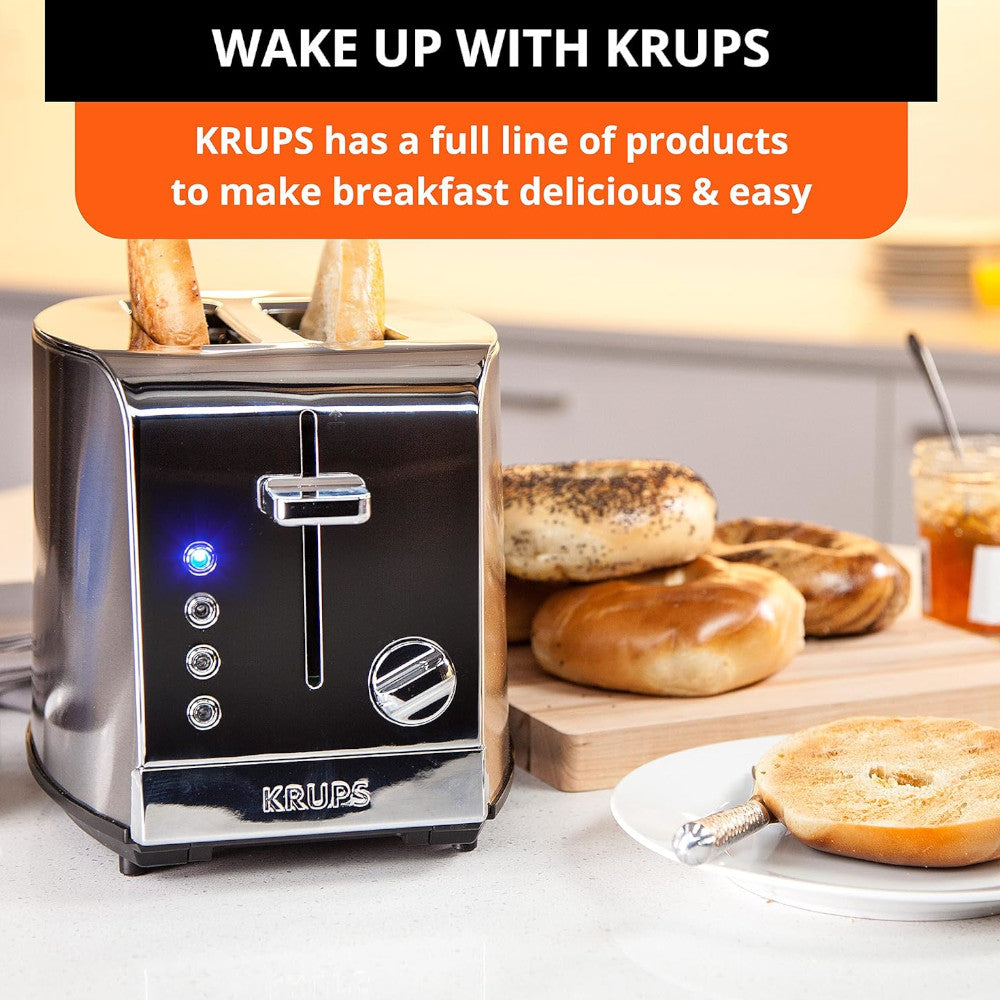 KRUPS 2-slice Stainless Steel Toaster (KH732D51)