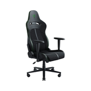 Chaise gaming Razer ergonomique à dossier haut Enki X en similicuir – Noir et vert