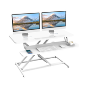 Ergomaker Adjustable Desktop Platform - Black 36''