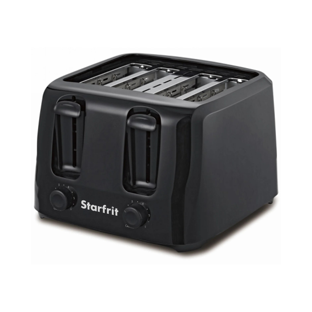 Grille-Pain à 4 Tranches Starfrit  6 Réglages de Brunissage- Noir (27026)