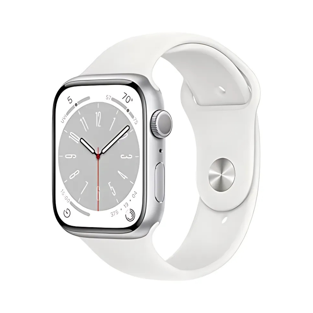 Montre Intelligente Apple Watch 45MM Série 8 et Bracelet Sport - Les soldes du printemps - Blanc