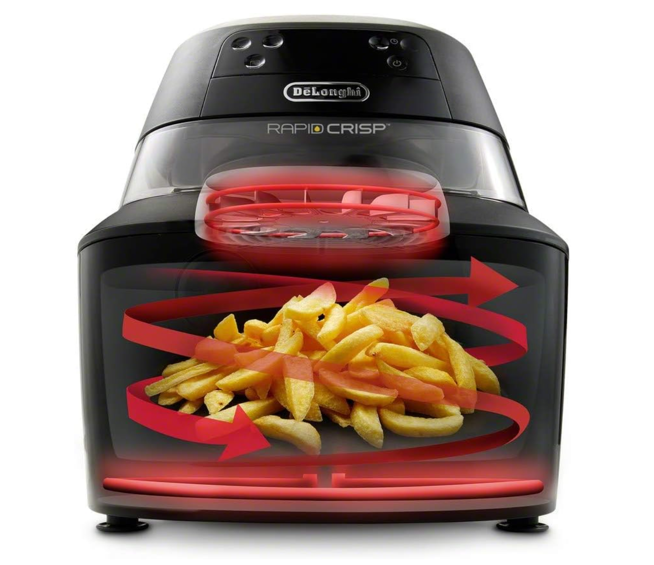 DeLonghi Rapid Crisp 5L Digital Air Fryer with 360° View (FH2133) 